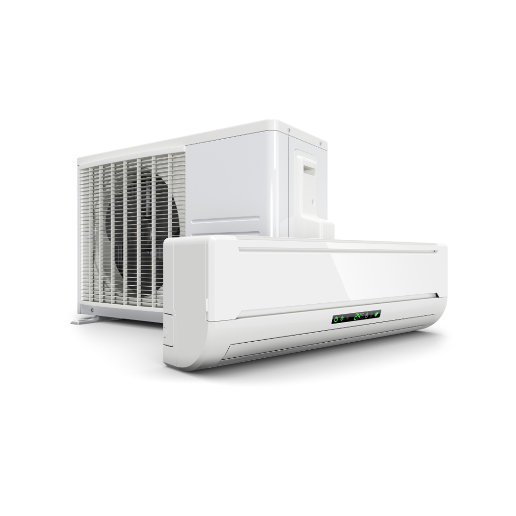 modern multi split AC system, white background