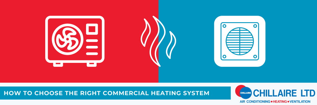 Graphic for how to choose the right commercial heating system