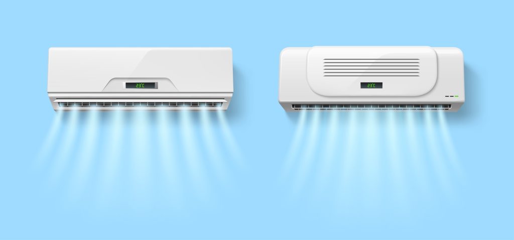 two air conditioning units